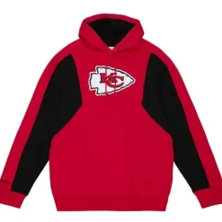 Mitchell & Ness Hoodies & Sweatshirts-Color Blocked Fleece 2.0 Kansas City Chiefs