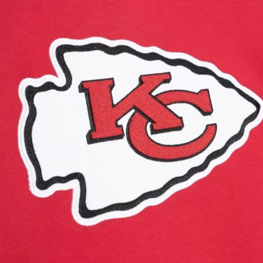 Mitchell & Ness Hoodies & Sweatshirts-Color Blocked Fleece 2.0 Kansas City Chiefs