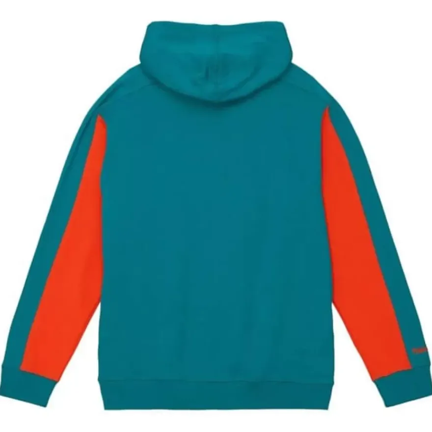 Mitchell & Ness Hoodies & Sweatshirts-Color Blocked Fleece 2.0 Miami Dolphins