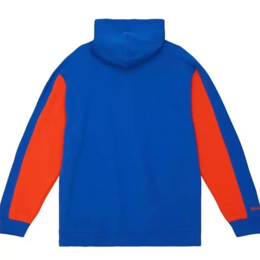 Mitchell & Ness Hoodies & Sweatshirts-Color Blocked Fleece 2.0 New York Knicks