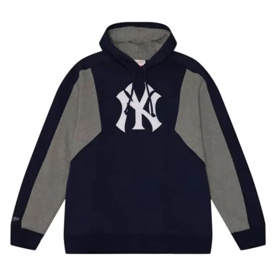 Mitchell & Ness Hoodies & Sweatshirts-Color Blocked Fleece 2.0 New York Yankees