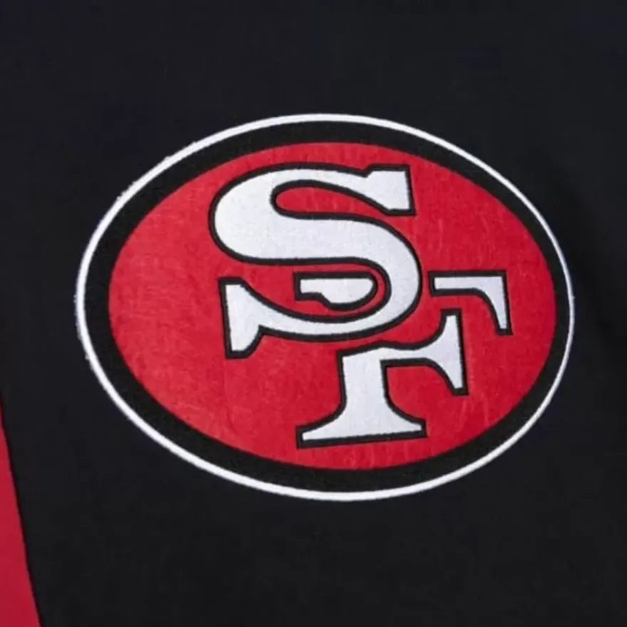 Mitchell & Ness Hoodies & Sweatshirts-Color Blocked Fleece 2.0 San Francisco 49Ers