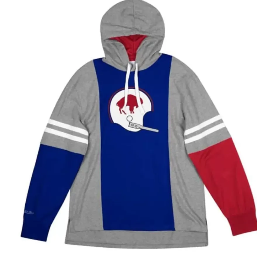 Mitchell & Ness Hoodies & Sweatshirts-Color Blocked Hoodie Buffalo Bills