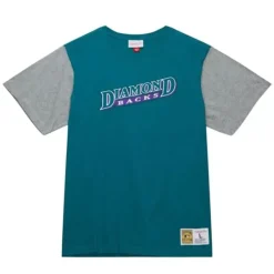 Mitchell & Ness T-Shirts & Tops-Color Blocked Ss Tee Arizona Diamondbacks