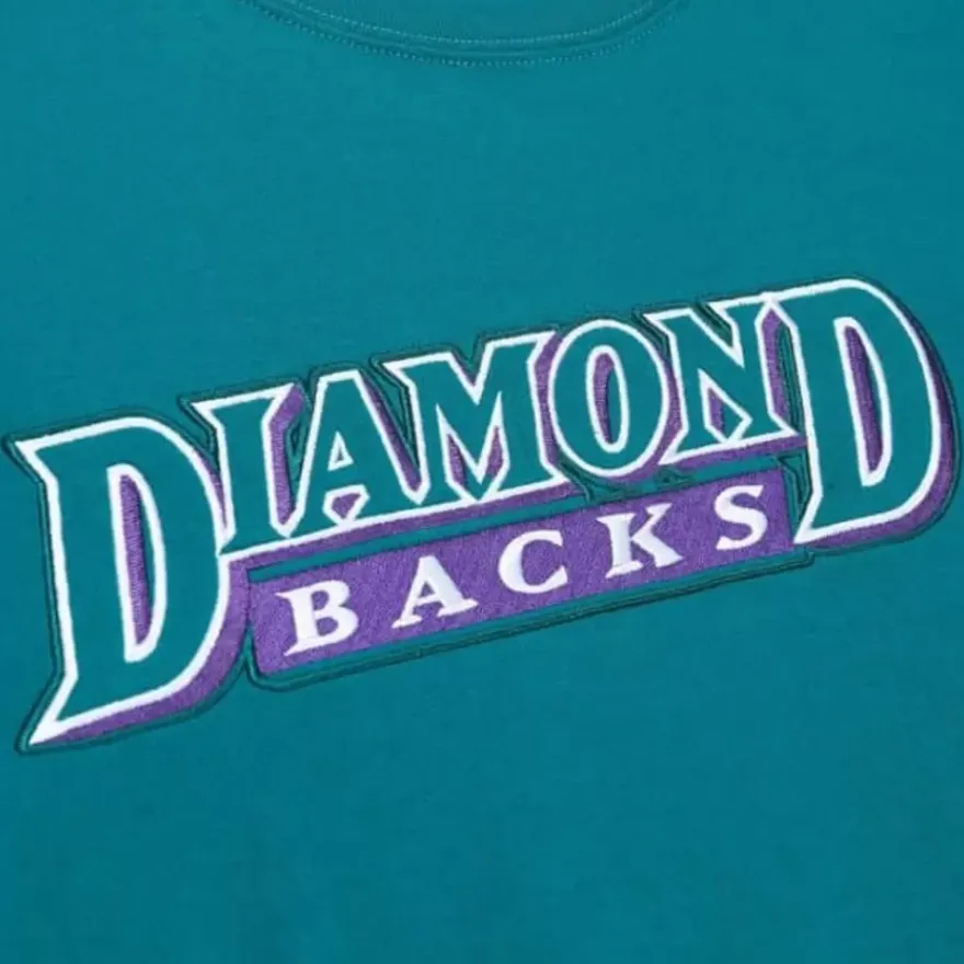 Mitchell & Ness T-Shirts & Tops-Color Blocked Ss Tee Arizona Diamondbacks