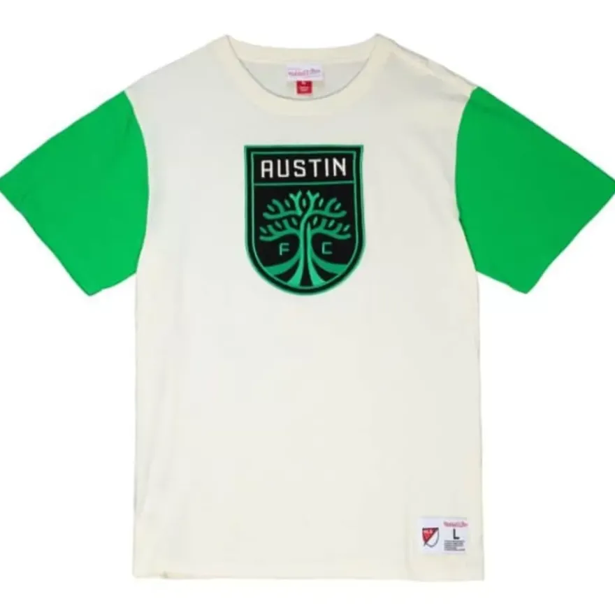 Mitchell & Ness T-Shirts & Tops-Color Blocked S/S Tee Austin Fc