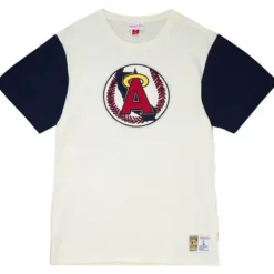 Mitchell & Ness T-Shirts & Tops-Color Blocked S/S Tee California Angels