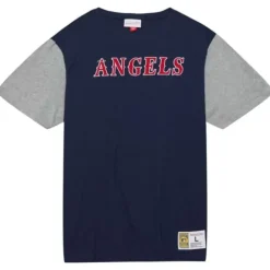 Mitchell & Ness T-Shirts & Tops-Color Blocked Ss Tee California Angels
