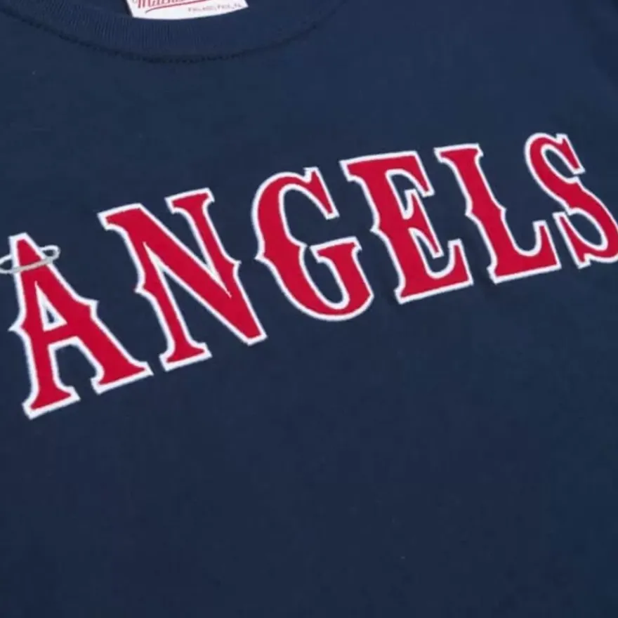 Mitchell & Ness T-Shirts & Tops-Color Blocked Ss Tee California Angels