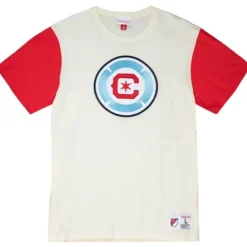 Mitchell & Ness T-Shirts & Tops-Color Blocked S/S Tee Chicago Fire