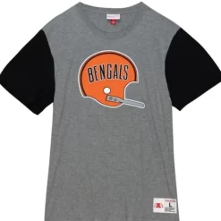 Mitchell & Ness T-Shirts & Tops-Color Blocked S/S Tee Cincinnati Bengals