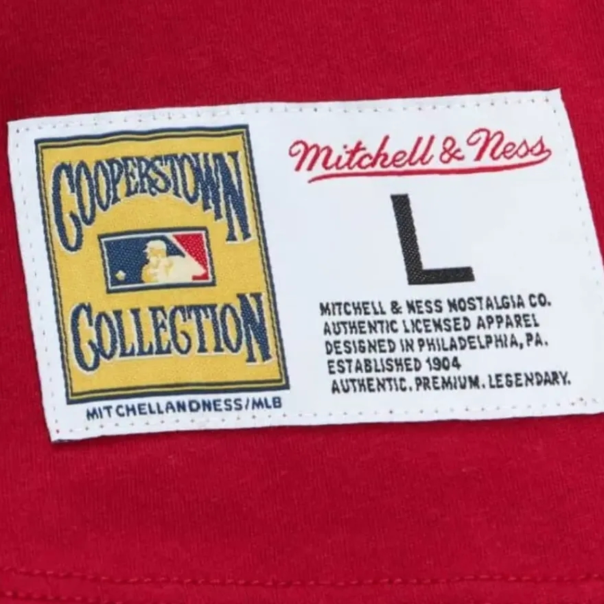Mitchell & Ness T-Shirts & Tops-Color Blocked Ss Tee Cincinnati Reds