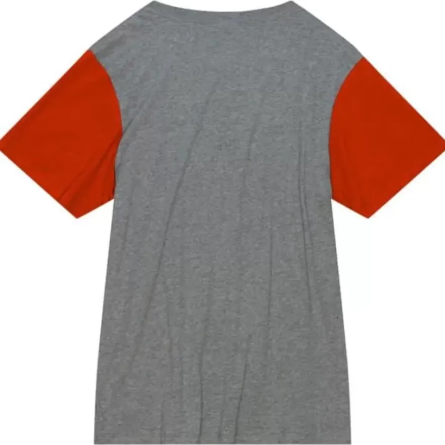 Mitchell & Ness T-Shirts & Tops-Color Blocked S/S Tee Cleveland Browns