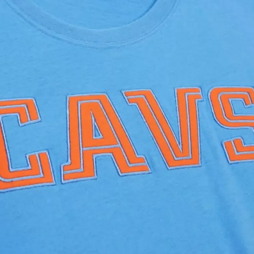 Mitchell & Ness T-Shirts & Tops-Color Blocked Ss Tee Cleveland Cavaliers