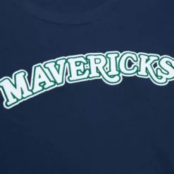 Mitchell & Ness T-Shirts & Tops-Color Blocked Ss Tee Dallas Mavericks