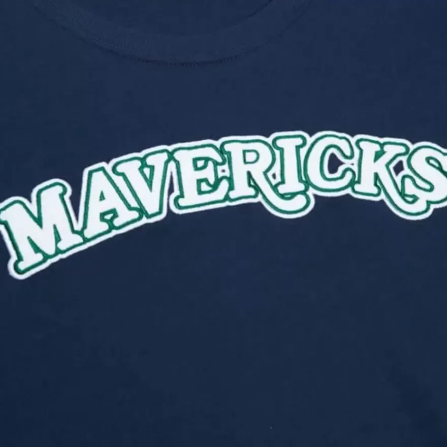 Mitchell & Ness T-Shirts & Tops-Color Blocked Ss Tee Dallas Mavericks