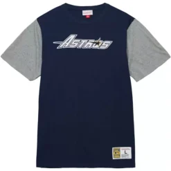 Mitchell & Ness T-Shirts & Tops-Color Blocked Ss Tee Houston Astros