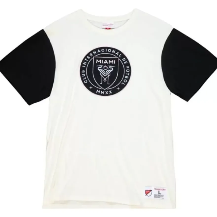 Mitchell & Ness T-Shirts & Tops-Color Blocked S/S Tee Inter Miami Cf