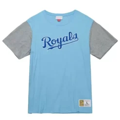 Mitchell & Ness T-Shirts & Tops-Color Blocked Ss Tee Kansas City Royals