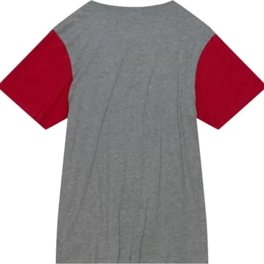 Mitchell & Ness T-Shirts & Tops-Color Blocked S/S Tee Kansas City Chiefs