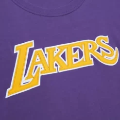 Mitchell & Ness T-Shirts & Tops-Color Blocked Ss Tee Los Angeles Lakers