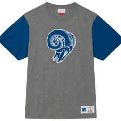 Mitchell & Ness T-Shirts & Tops-Color Blocked S/S Tee Los Angeles Rams