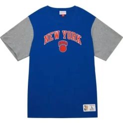 Mitchell & Ness T-Shirts & Tops-Color Blocked Ss Tee New York Knicks