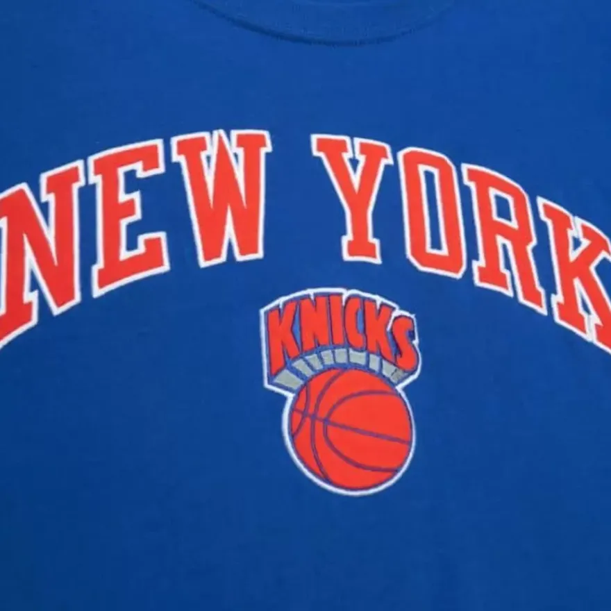 Mitchell & Ness T-Shirts & Tops-Color Blocked Ss Tee New York Knicks