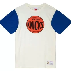 Mitchell & Ness T-Shirts & Tops-Color Blocked S/S Tee New York Knicks