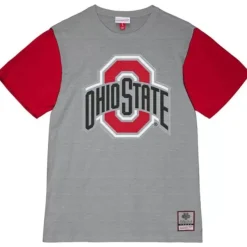 Mitchell & Ness T-Shirts & Tops-Color Blocked S/S Tee Ohio State