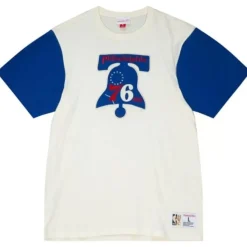 Mitchell & Ness T-Shirts & Tops-Color Blocked S/S Tee Philadelphia 76Ers