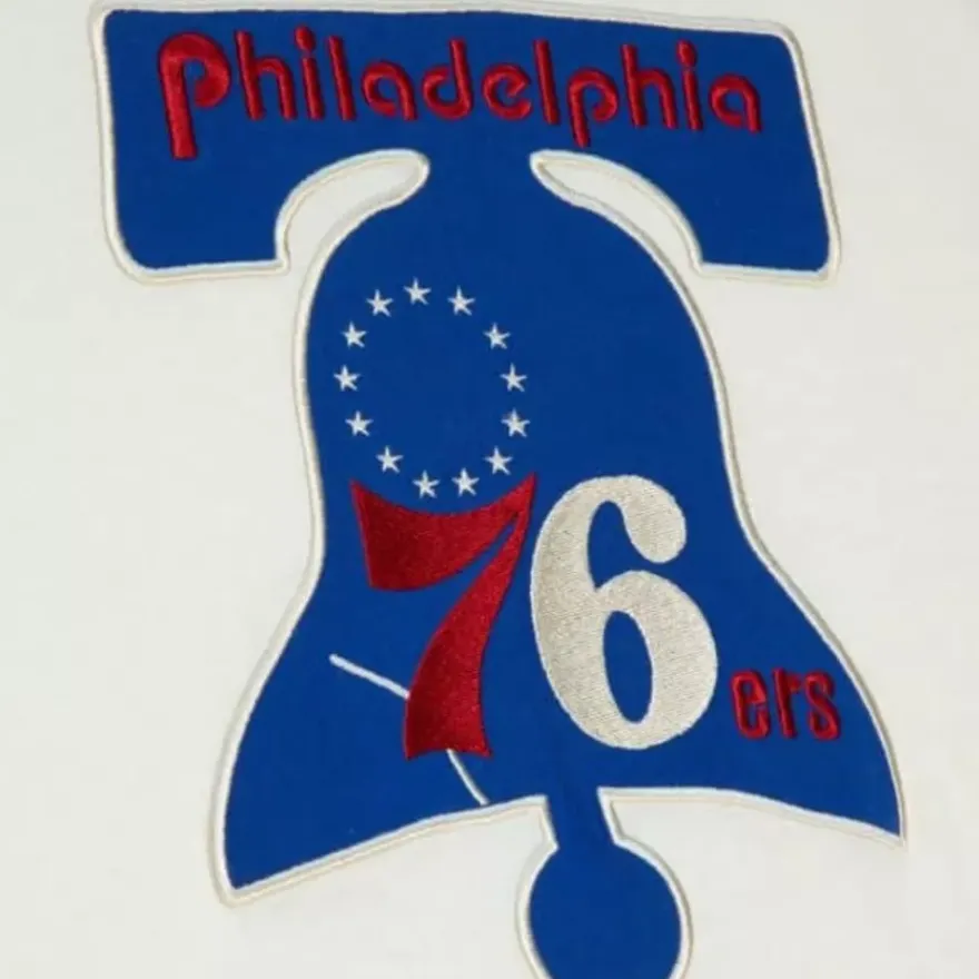 Mitchell & Ness T-Shirts & Tops-Color Blocked S/S Tee Philadelphia 76Ers