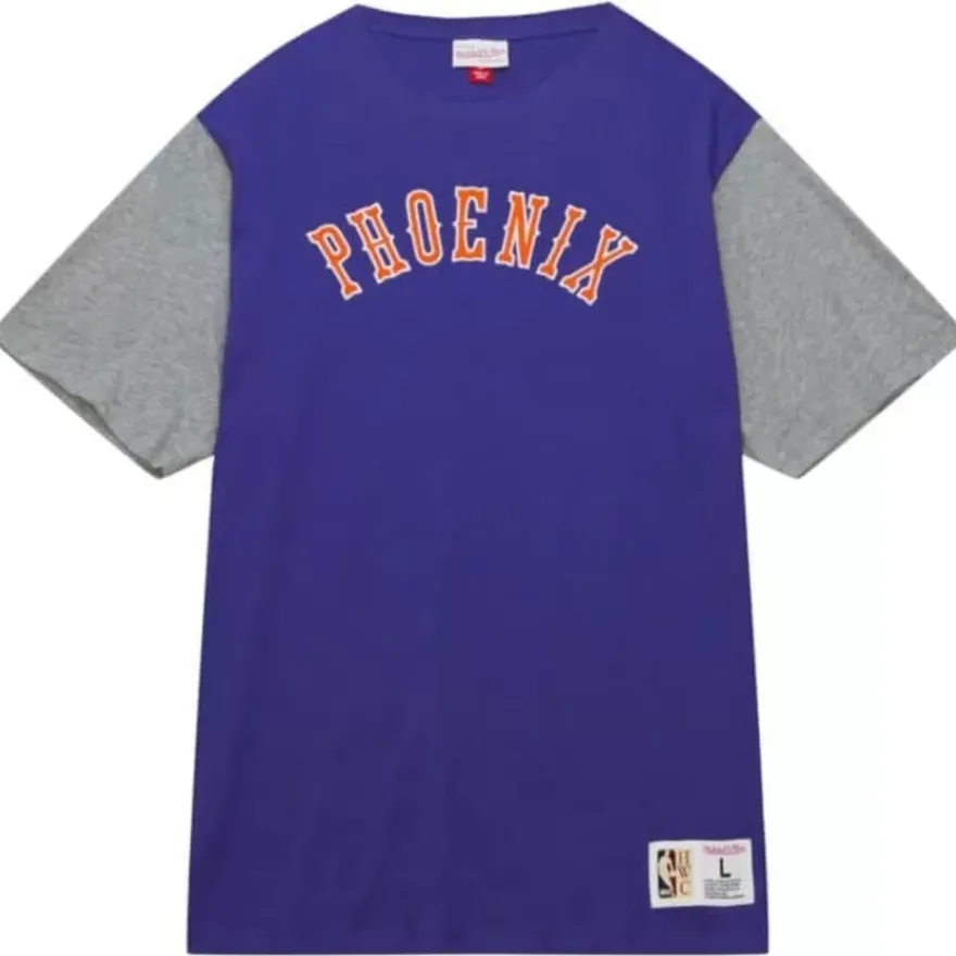 Mitchell & Ness T-Shirts & Tops-Color Blocked Ss Tee Phoenix Suns