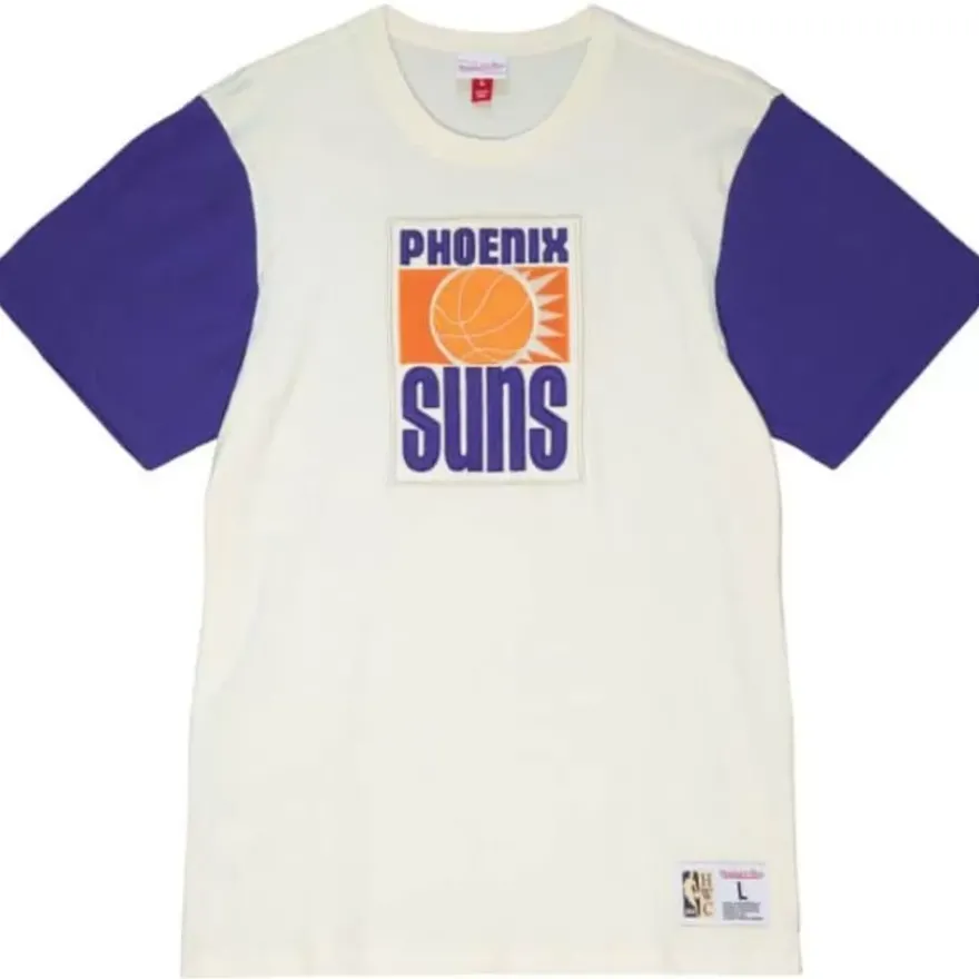 Mitchell & Ness T-Shirts & Tops-Color Blocked S/S Tee Phoenix Suns