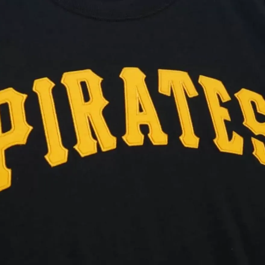 Mitchell & Ness T-Shirts & Tops-Color Blocked Ss Tee Pittsburgh Pirates