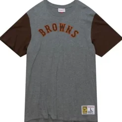 Mitchell & Ness T-Shirts & Tops-Color Blocked S/S Tee St. Louis Browns