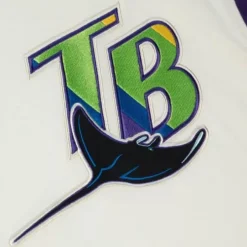 Mitchell & Ness T-Shirts & Tops-Color Blocked S/S Tee Tampa Bay Rays