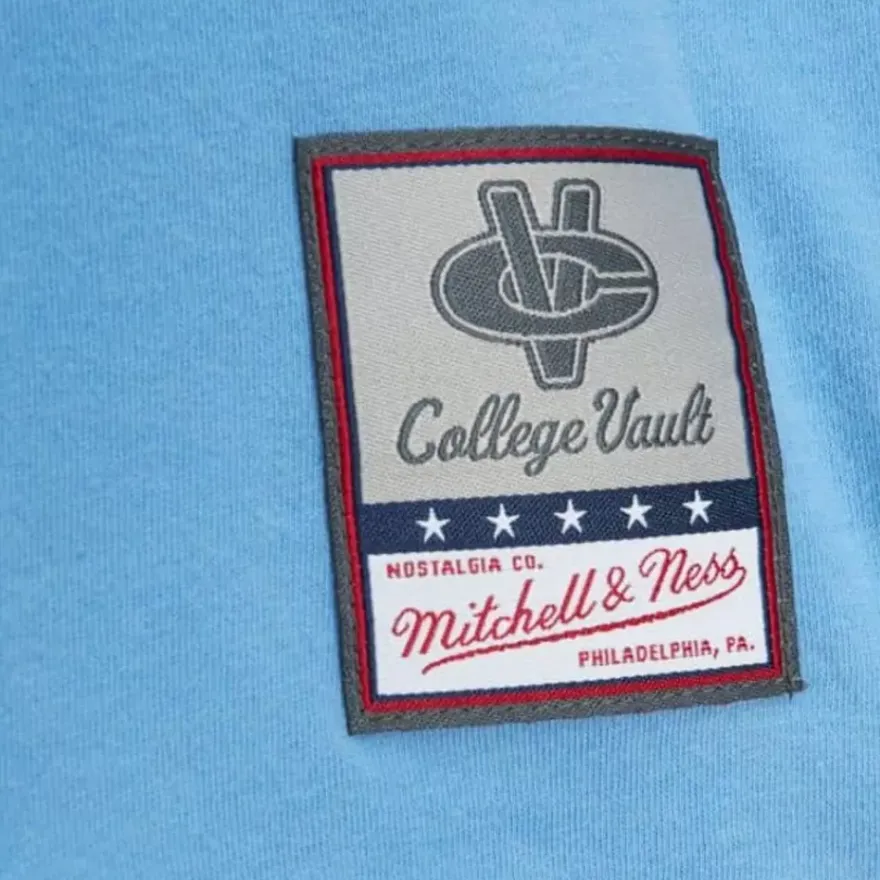 Mitchell & Ness T-Shirts & Tops-Color Blocked Ss Tee University Of North Carolina