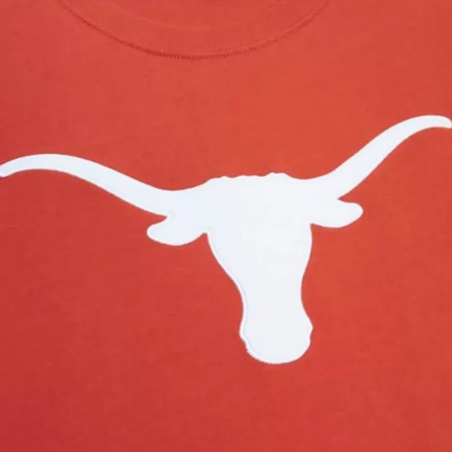 Mitchell & Ness T-Shirts & Tops-Color Blocked Ss Tee University Of Texas At Austin