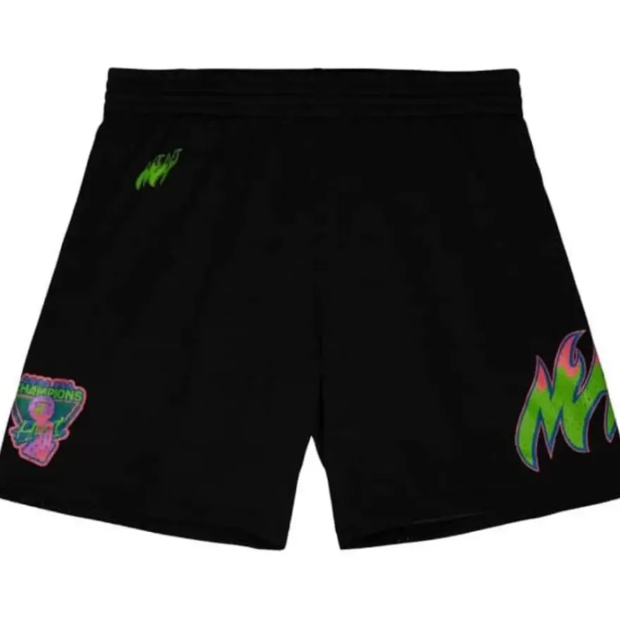 Mitchell & Ness Shorts-Color Bomb Shorts Miami Heat