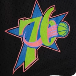 Mitchell & Ness Shorts-Color Bomb Shorts Philadelphia 76Ers