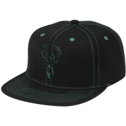 Mitchell & Ness Snapback-Contrast Stitch Snapback Milwaukee Bucks