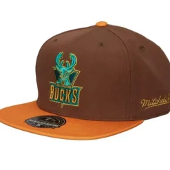 Mitchell & Ness Fitted-Copper Top Fitted Hwc Milwaukee Bucks