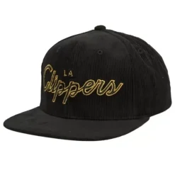 Mitchell & Ness Snapback-Cord Script Snapback Los Angeles Clippers