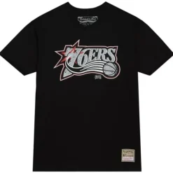 Mitchell & Ness T-Shirts & Tops-Cracked Cement Tee Philadelphia 76Ers