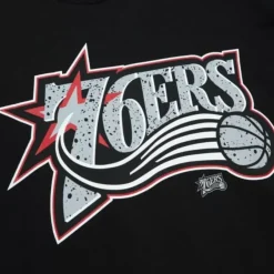Mitchell & Ness T-Shirts & Tops-Cracked Cement Tee Philadelphia 76Ers