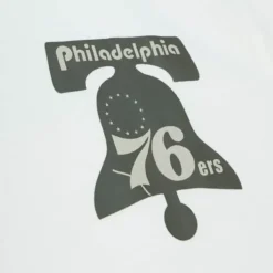 Mitchell & Ness Hoodies & Sweatshirts-Cream Hoodie Philadelphia 76Ers