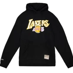 Mitchell & Ness Hoodies & Sweatshirts-Cream Hoody Los Angeles Lakers