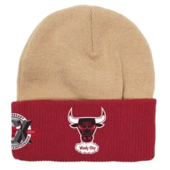 Mitchell & Ness Knit-Cream Side Patch Knit Hwc Chicago Bulls