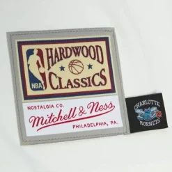 Mitchell & Ness T-Shirts & Tops-Cream Ss Tee Charlotte Hornets